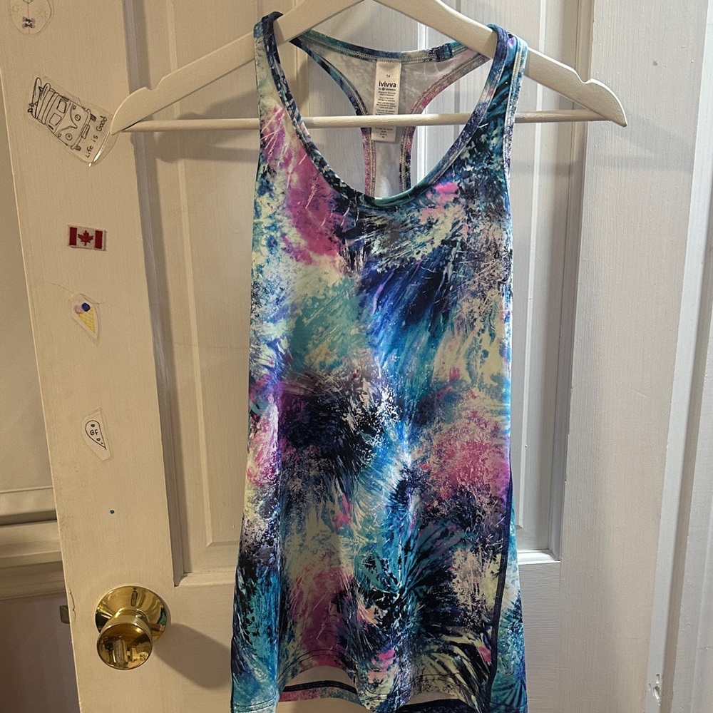Ivivva Multicolor Tie-Dye Tank Top